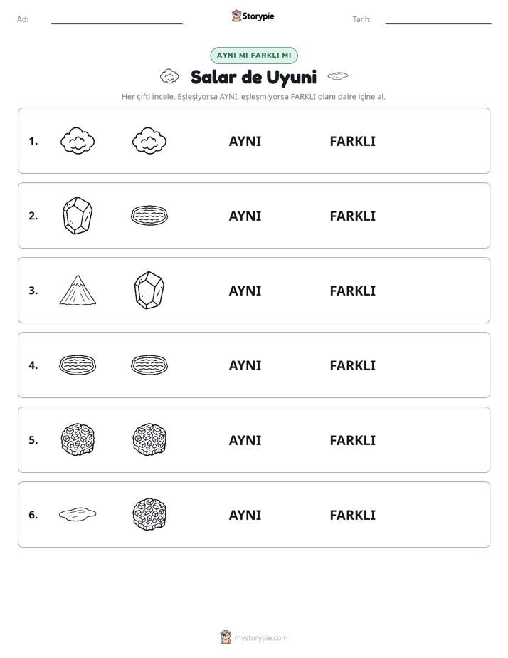 Aynı mı Farklı mı