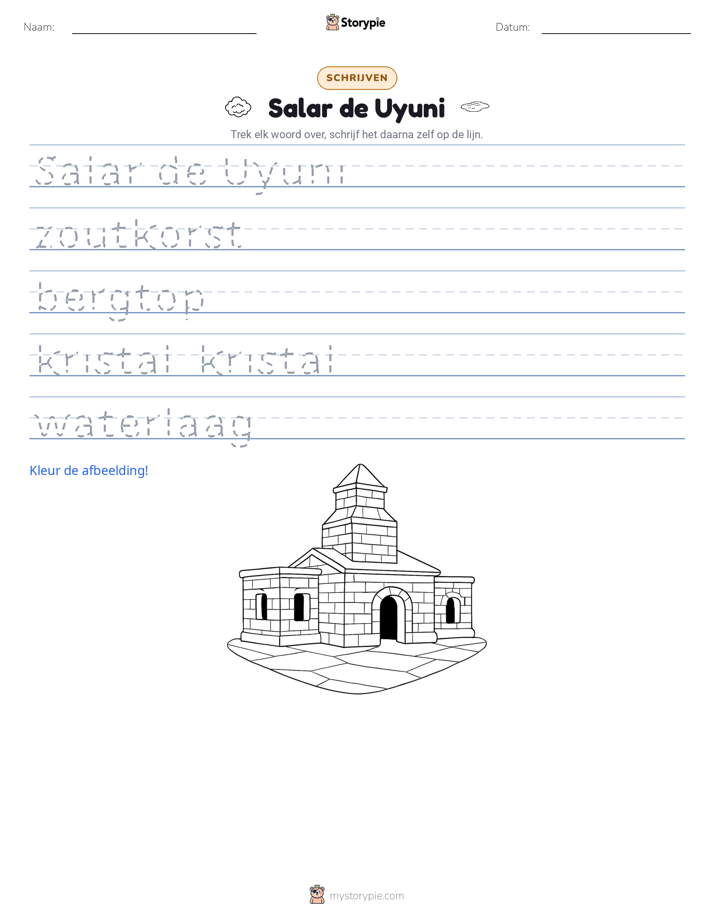 Schrijf Oefening