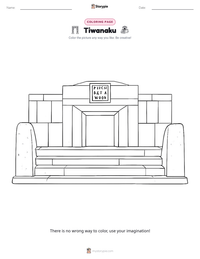 Tiwanaku printable worksheet preview