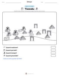 Anteprima della scheda stampabile di Tiwanaku