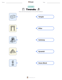 Tiwanaku printable worksheet preview
