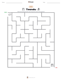 Tiwanaku printable worksheet preview