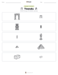 Anteprima della scheda stampabile di Tiwanaku