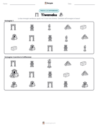 Anteprima della scheda stampabile di Tiwanaku