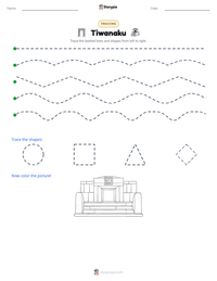 Tiwanaku printable worksheet preview