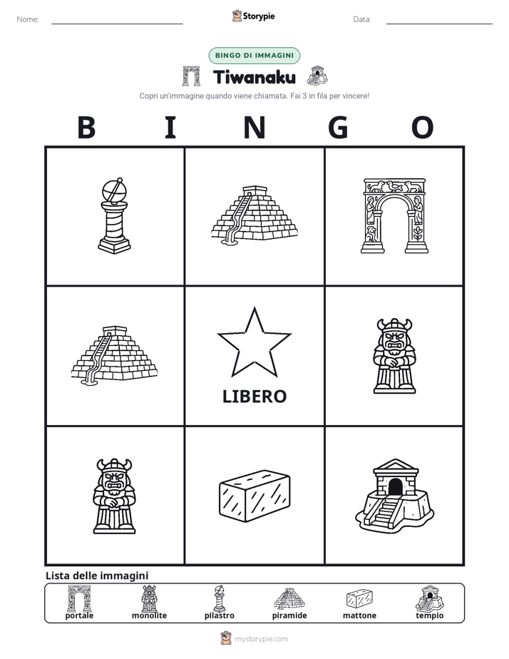 Bingo delle Immagini