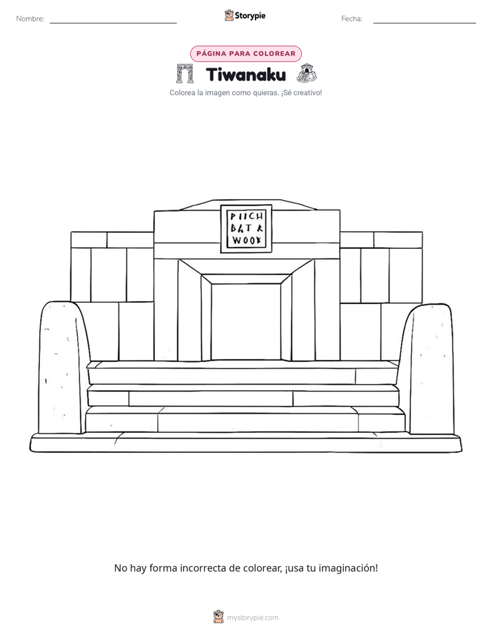 Página para Colorear