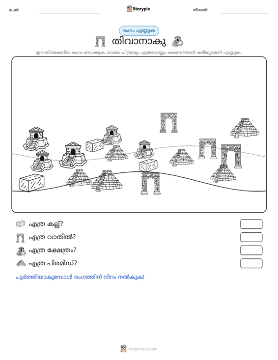 എണ്ണുന്ന ദൃശ്യങ്ങൾ