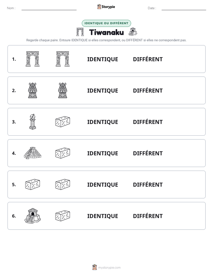 Identique ou Différent