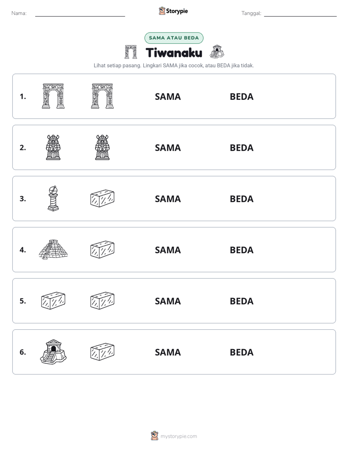 Sama atau Berbeda