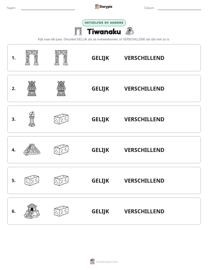 Zelfde of Verschillend