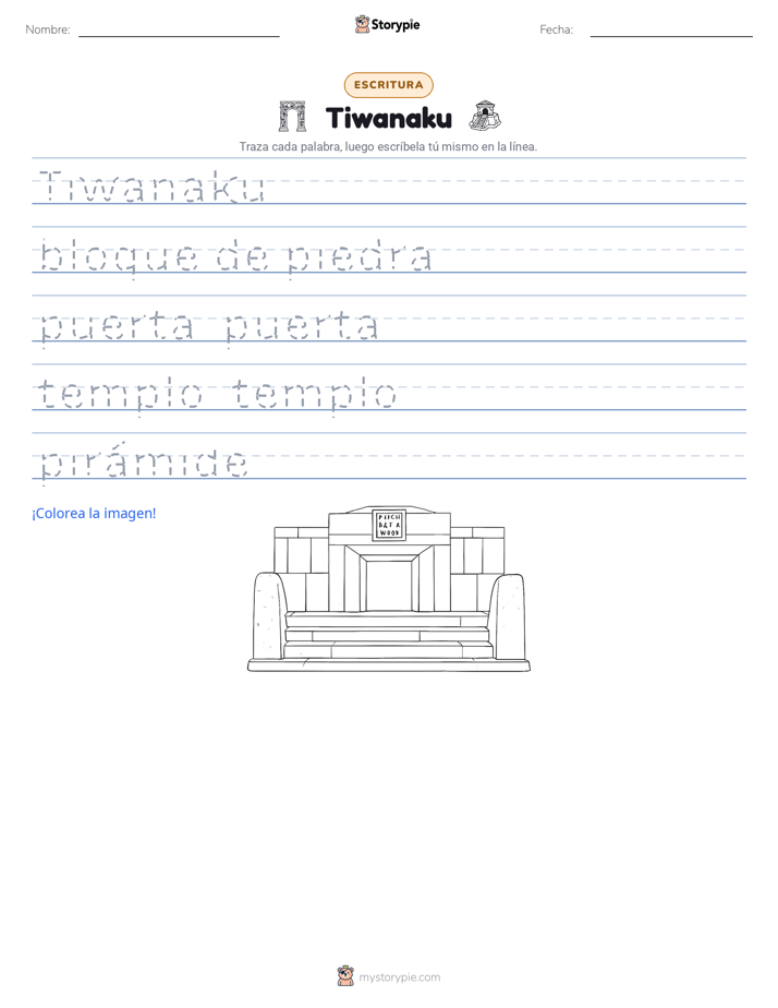Práctica de Escritura