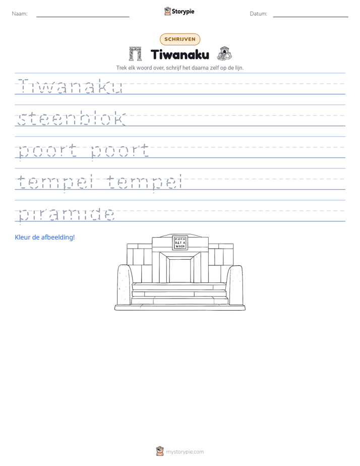 Schrijf Oefening
