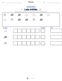 Lake Atitlán printable worksheet preview