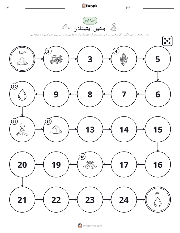 رول اور منتقل کریں کھیل