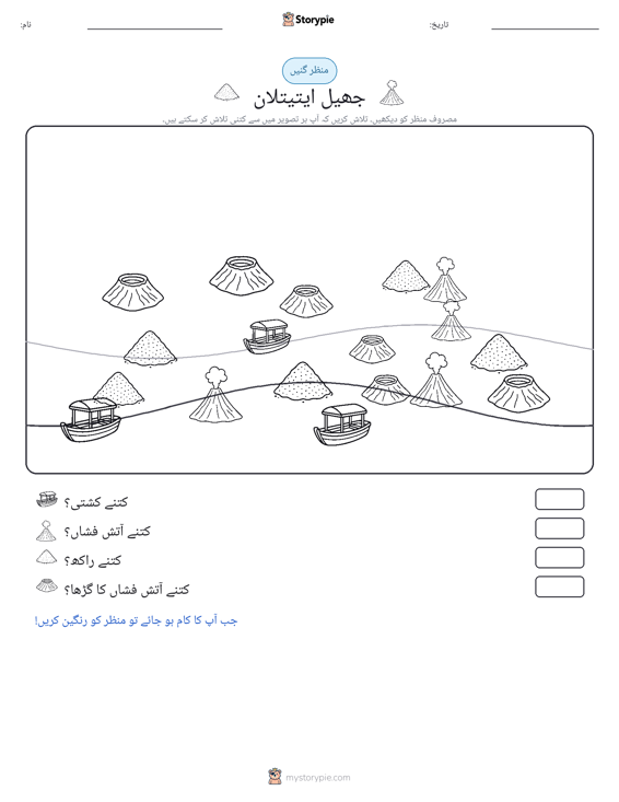 گنتی کا منظر