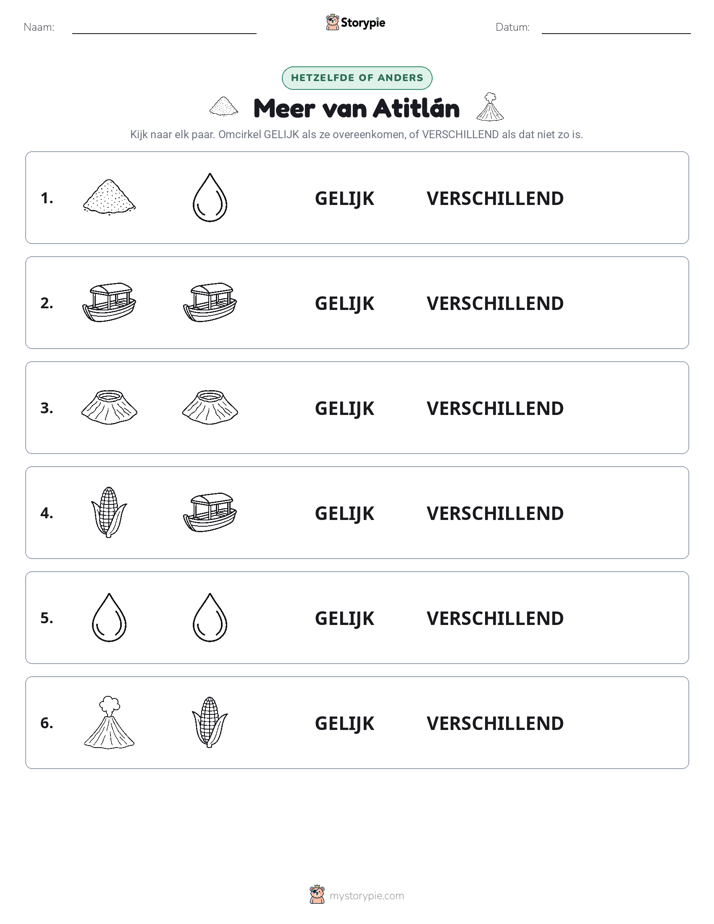 Zelfde of Verschillend