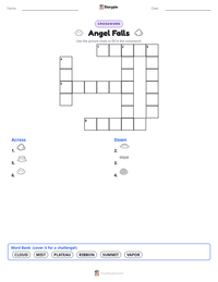 Angel Falls printable worksheet preview