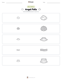 Angel Falls printable worksheet preview