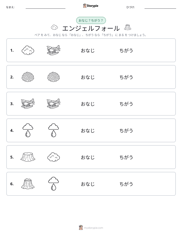 同じか違うか