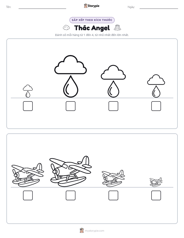 Thứ Tự Kích Thước