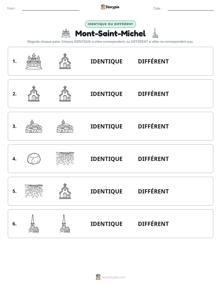 Identique ou Différent