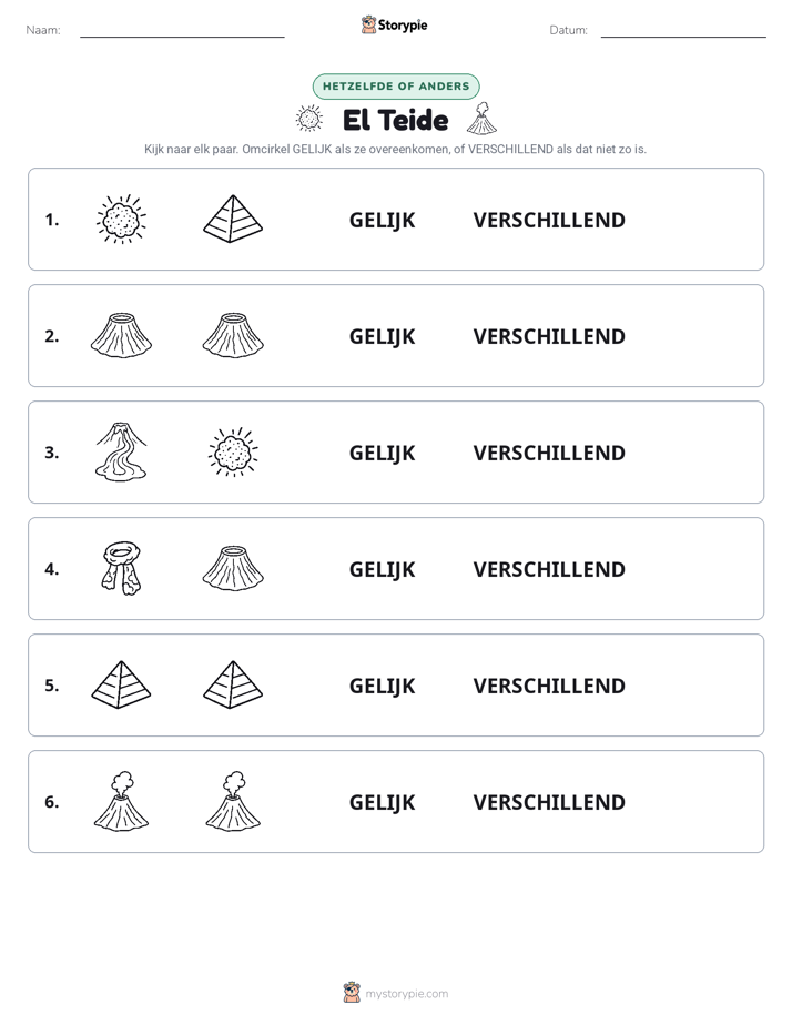Zelfde of Verschillend