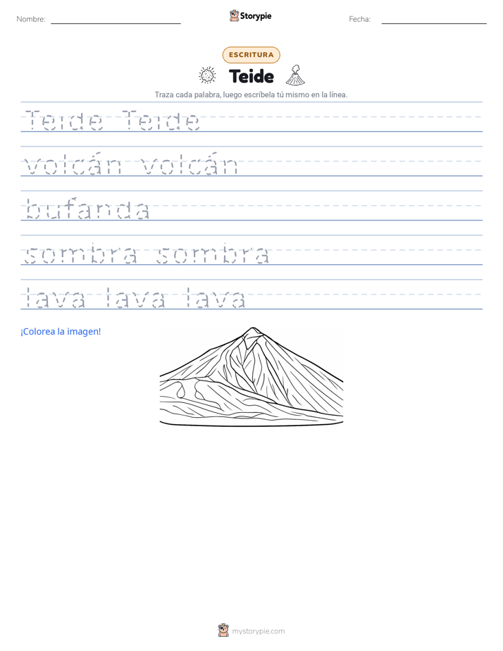 Práctica de Escritura