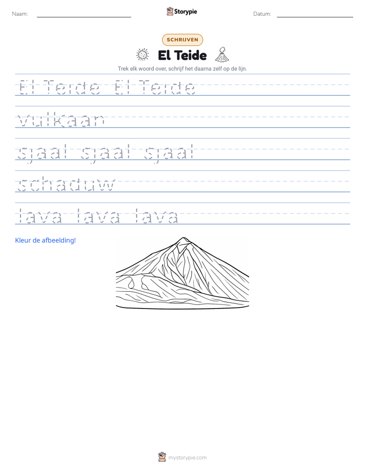 Schrijf Oefening