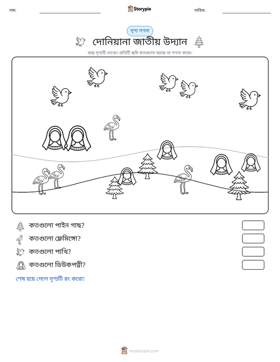গণনা দৃশ্য