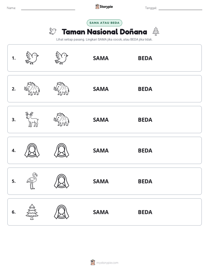 Sama atau Berbeda