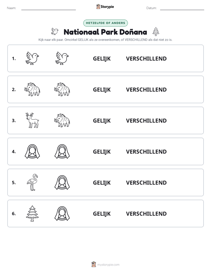 Zelfde of Verschillend