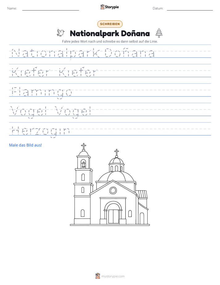 Schreibübung