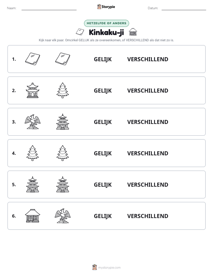 Zelfde of Verschillend