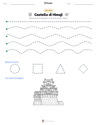 Anteprima della scheda stampabile di Castello di Himeji