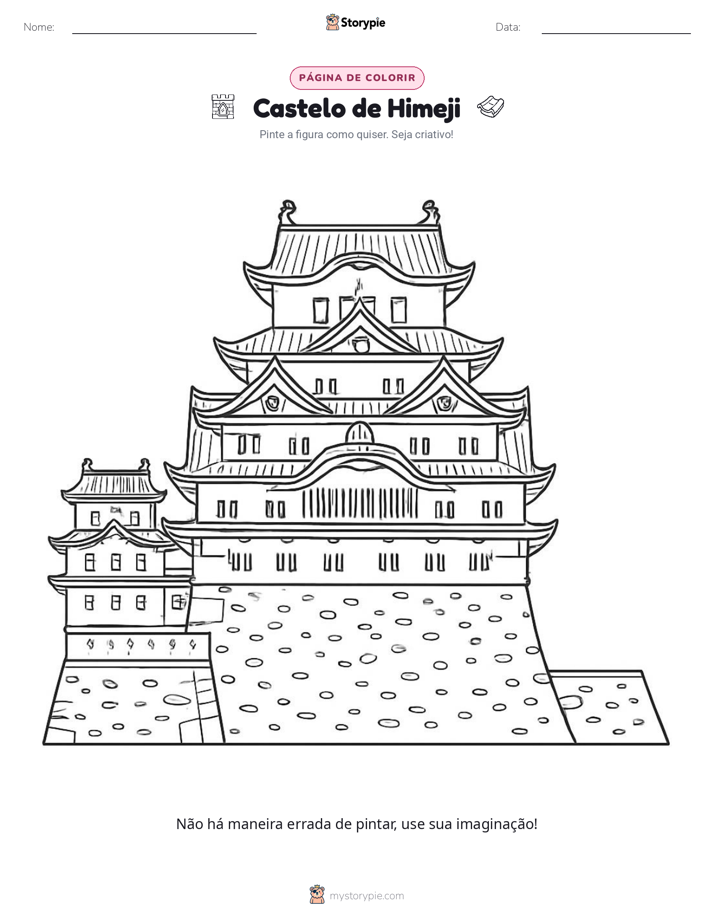 Página para colorir