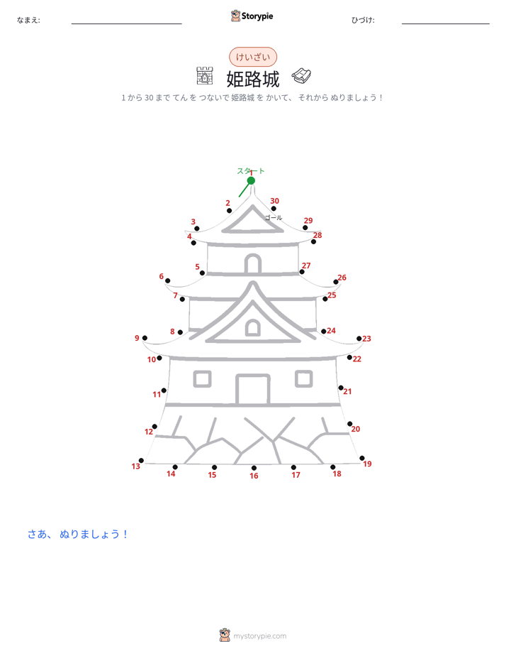 点つなぎ