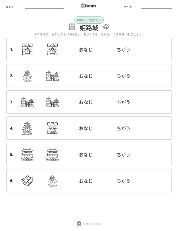 同じか違うか