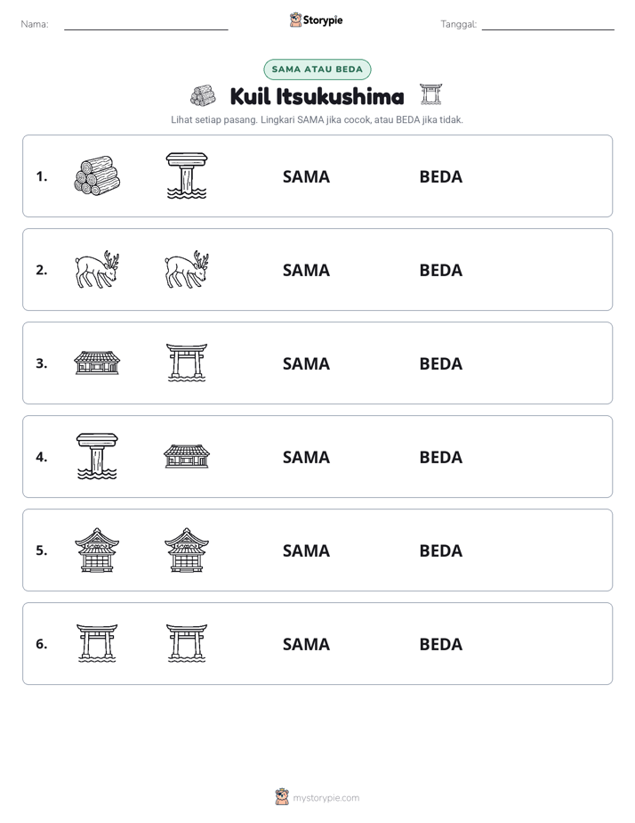 Sama atau Berbeda