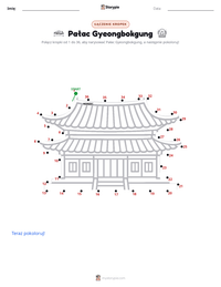 Podgląd drukowalnego arkusza ćwiczeń Pałac Gyeongbokgung