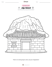 Jeju Island printable worksheet preview