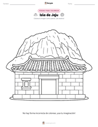 Vista previa de la hoja de trabajo imprimible de Isla de Jeju