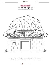 Aperçu de la feuille de travail imprimable Île de Jeju