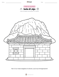 Anteprima della scheda stampabile di Isola di Jeju