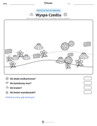 Podgląd drukowalnego arkusza ćwiczeń Wyspa Czedżu