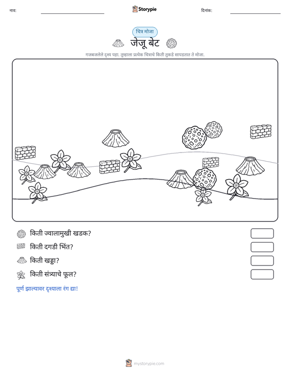 गणना दृश्य