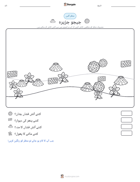 گنتی کا منظر