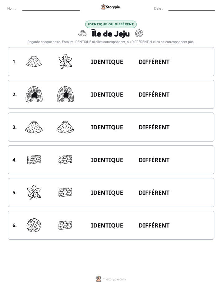 Identique ou Différent