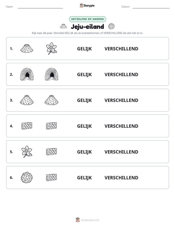 Zelfde of Verschillend