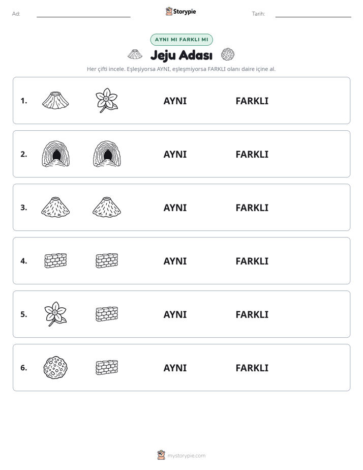 Aynı mı Farklı mı